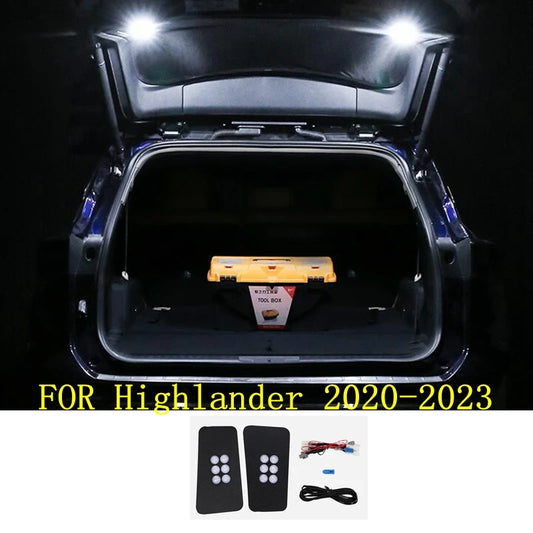 For Toyota Highlander XU70 LE XLE SE Kluger 2020 2021 2022 2023 Led Car Tail Light Trunk Light Tailgate Lamp Suitcase Light