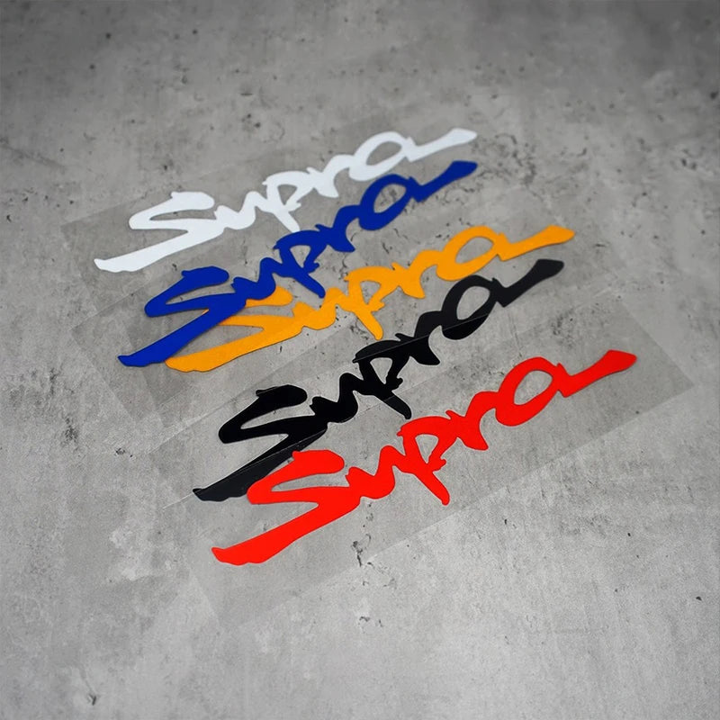 Suitable for Toyota Supra Bull Demon King car personalized modification reflective sticker waterproof sunscreen sticker
