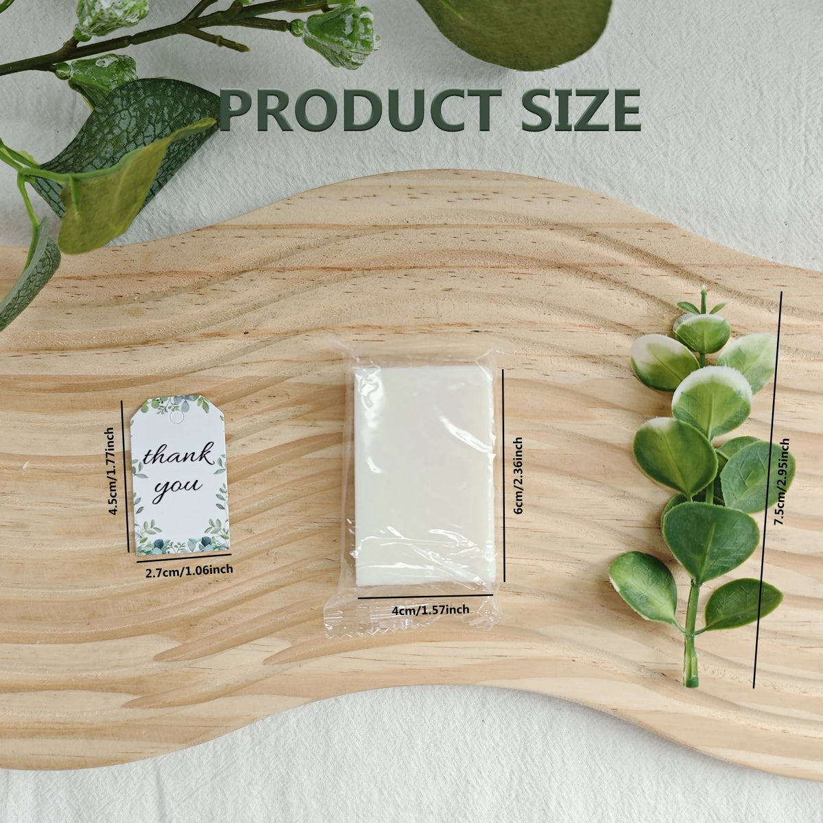 20 Sets Soap Packs Mini Soap Favors, White Hand Soaps Packs for Baby Shower Bridal Shower Wedding Gifts for Guests
