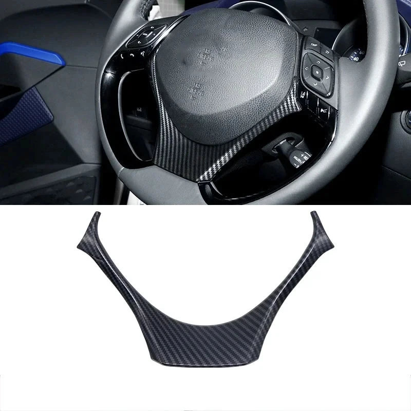 For Toyota C-HR AX10 CHR 2017-2023 Carbon Fiber Texture Window Switch Lift Panel Air Outlet Protective Cover Interior Accessorie