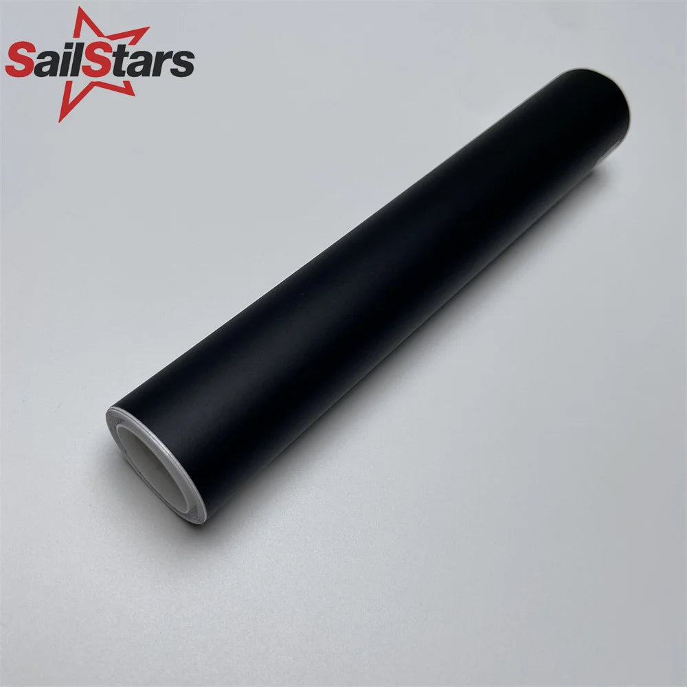 Matte Black Car Sunshade Perforated Vinyl Film Auto Front Windshield Self-Adhesive Decal Stickers