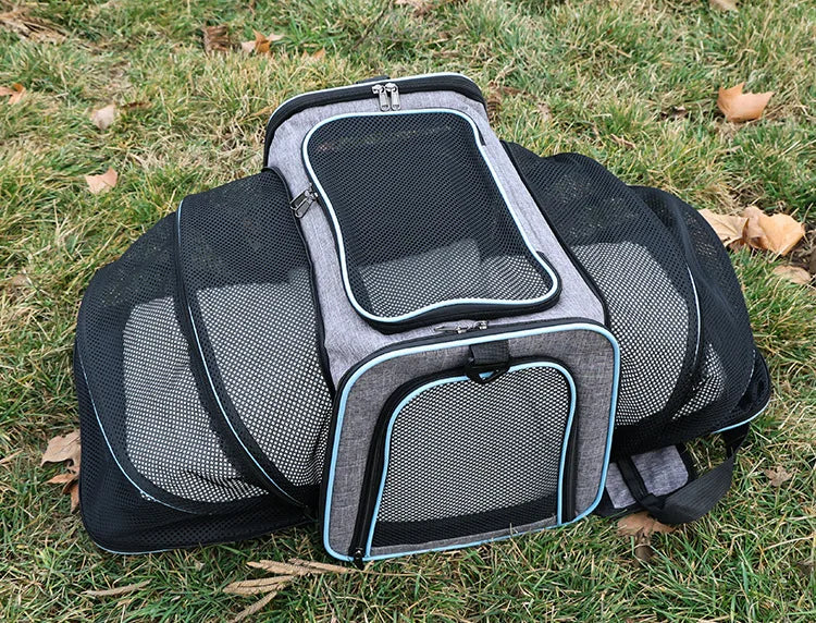 Expandable Pet Carrier Bag - Foldable Mesh Travel Carrier – photo 7