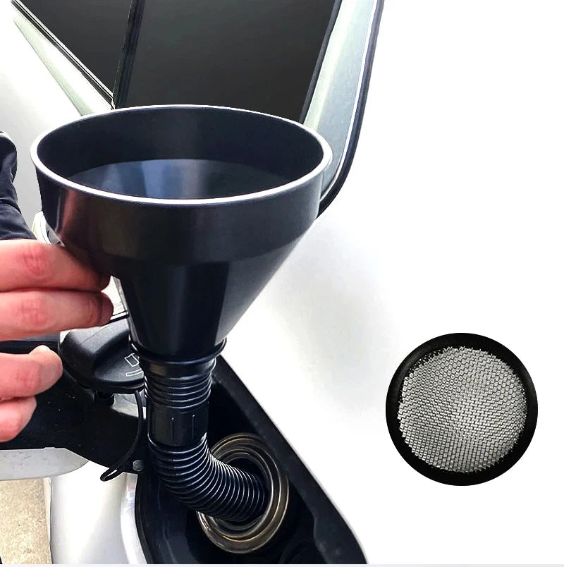 Universal Telescopic Car Refueling Funnel Engine Oil Filter Transfer Funnels Foldable Portable Funnels Accessories