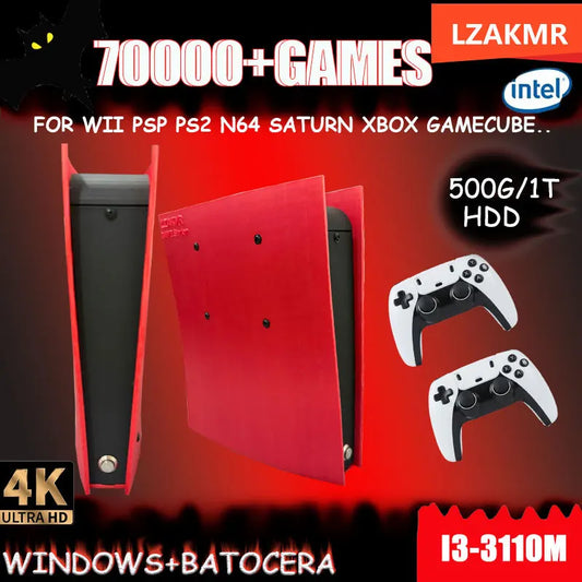 X2 Batocera Game Console — i3 CPU, 1TB, 4K HD, 60+ Emulators, Wireless Controller