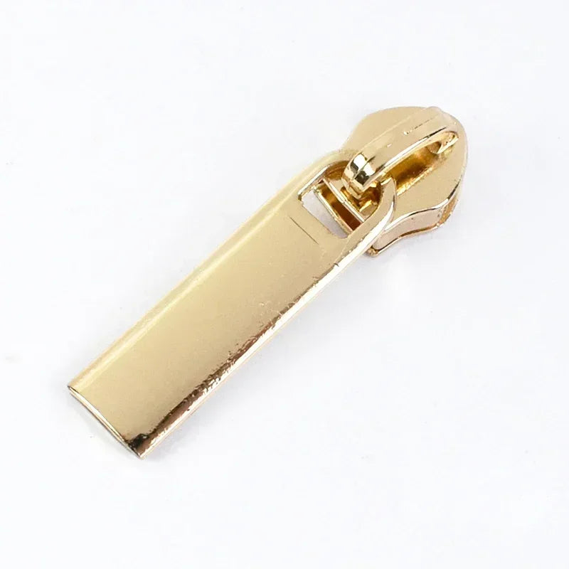 Meetee 10/20/50Pcs 3# 5# Zipper Sliders for Nylon Zips Tape Bag Garment Jacket Zip Puller Head Repair Kit DIY Sewing Accessories