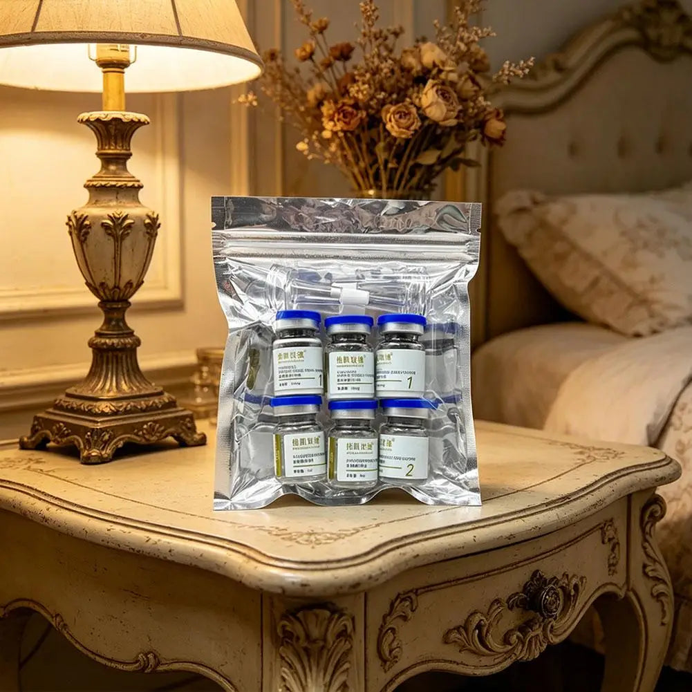 GHK-CU Copper Lyophilized Powder Anti-wrinkle And Firming Blue Copper Skin Repair Freeze-dried Powder Set Reduce Fine Lines