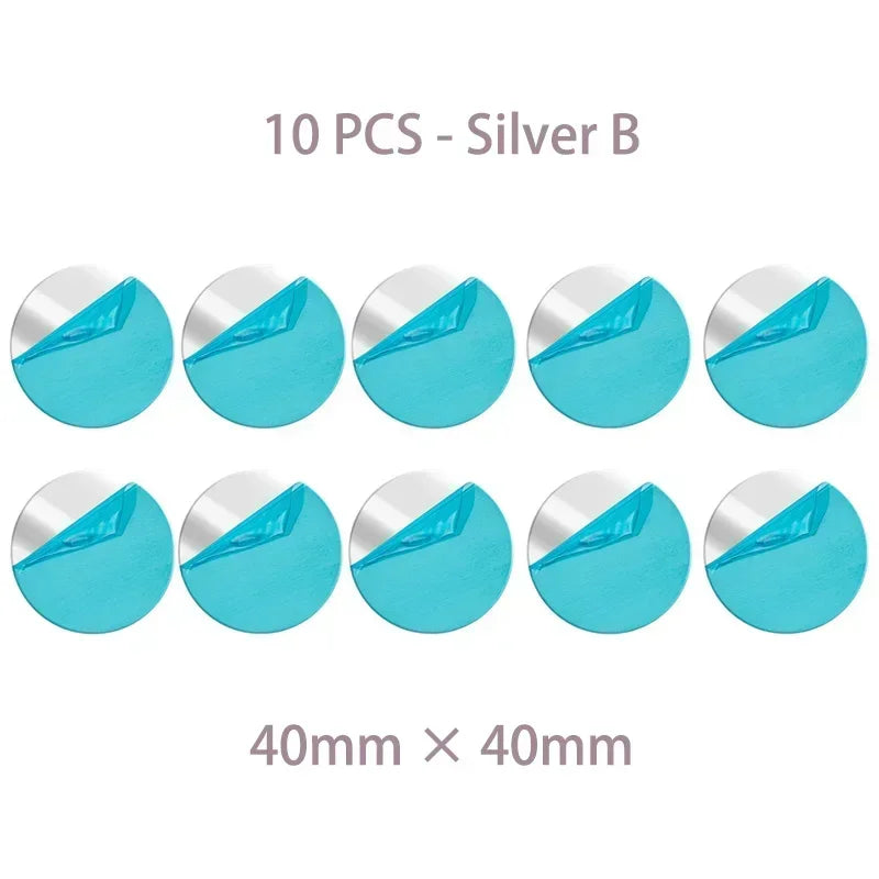 Universal Metal Plate & Metal Ring Mobile Phone Popsocket Accessories Suitable for Magnetic Phone Stands and Car Phone Holder