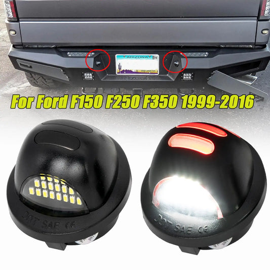 LED License Plate Light for Ford F-150 1990–2014, F-250/F-350, Ranger & Explorer