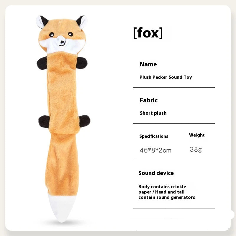 No-Stuffing Squeaky Dog Toy - Plush Chew for All Breeds – photo 7