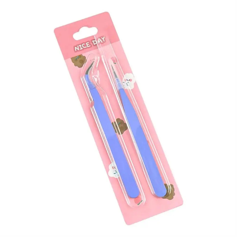 Back To School Macaroon Color Tweezers Sticker Tool DIY Decroative Sticker Tweezers Multi-Tool Practical Scrapbook