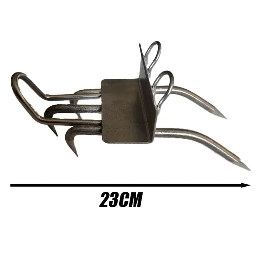 Tree Climbing Spikes — 5-Claw Steel Pole Climbing Gaffs, Adjustable