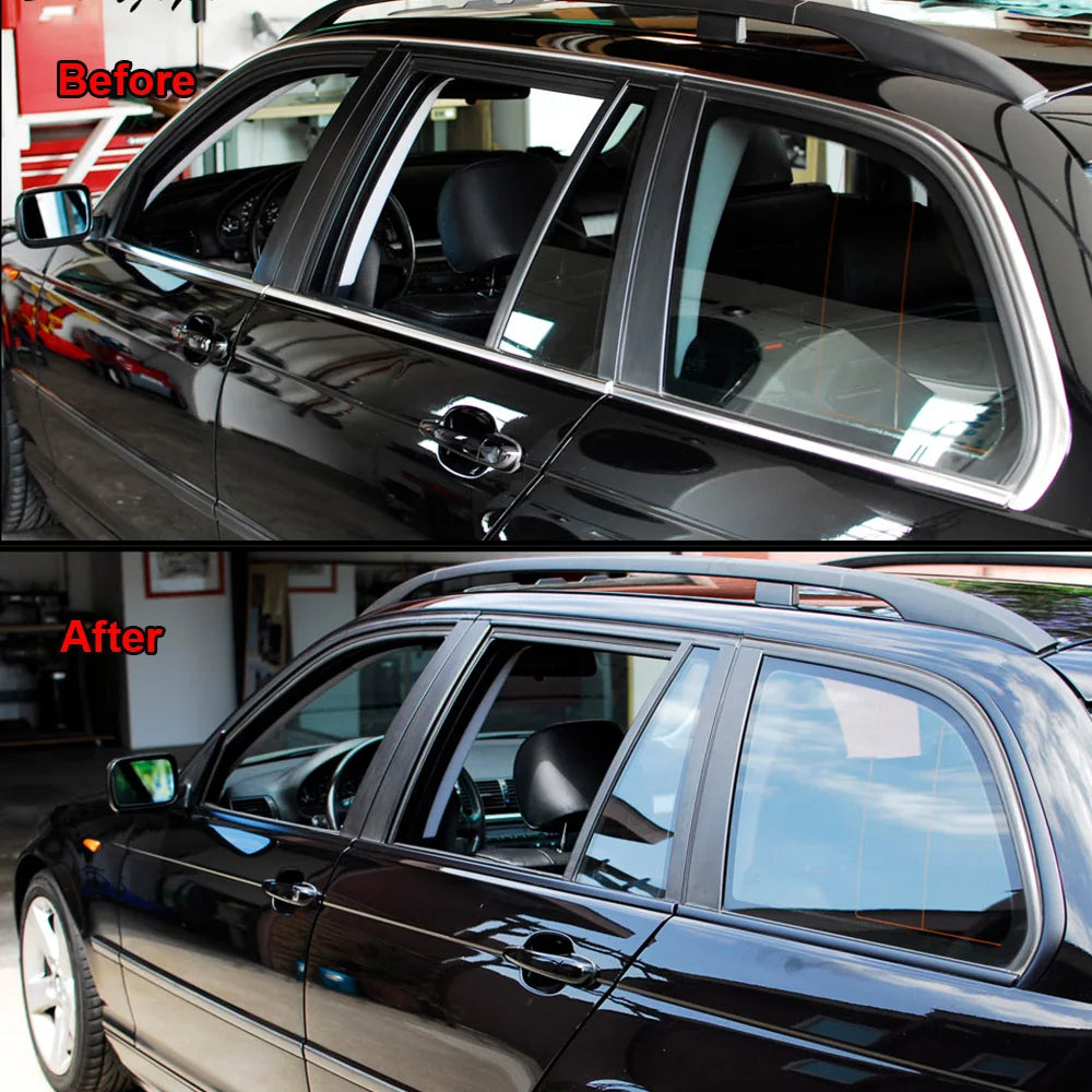 3/5/7/10CM Black Carbon Fiber Vinyl Racing Stripe Glossy Matte Vinyl Wrap Film Car Stickers For Car Hood Roof Decal