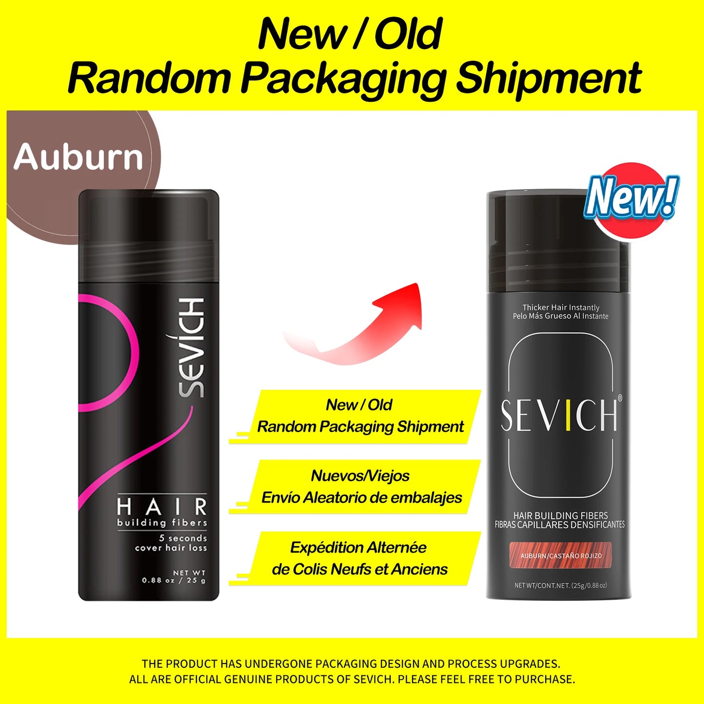 Sevich 25g hair building fibers powder hair loss products bald extension thicken hair spray jar keratin