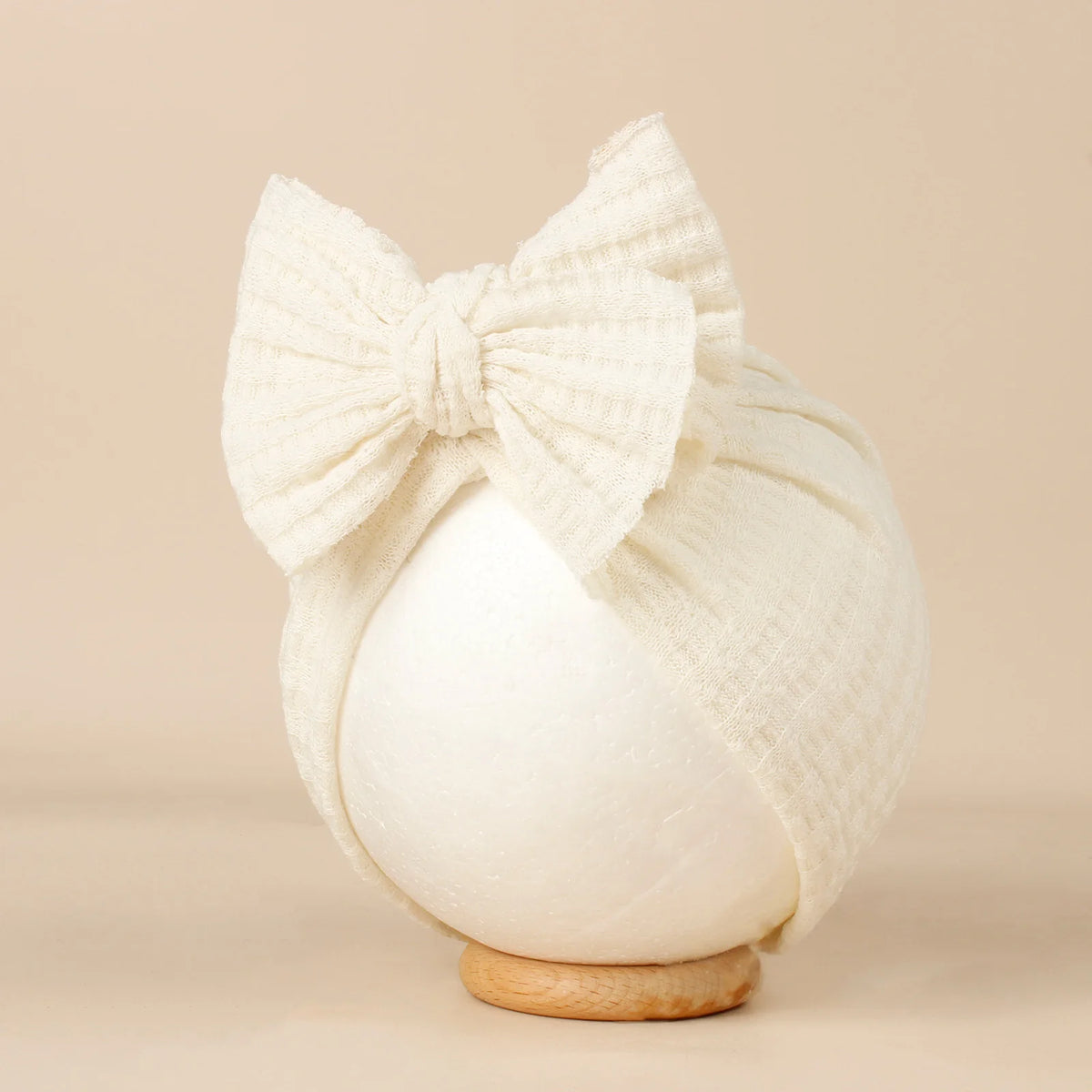 Baby Girl Bow Knit Turban Hat - Soft Newborn Beanie - photo 12