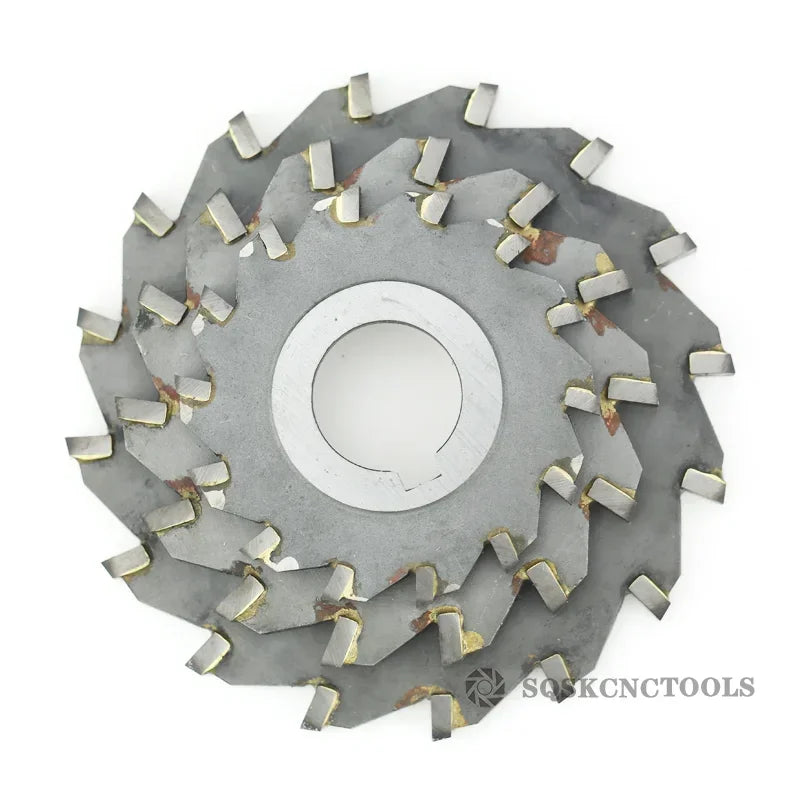 Three-Side Indexable Disc Milling Cutter — Tungsten Steel CNC Tool