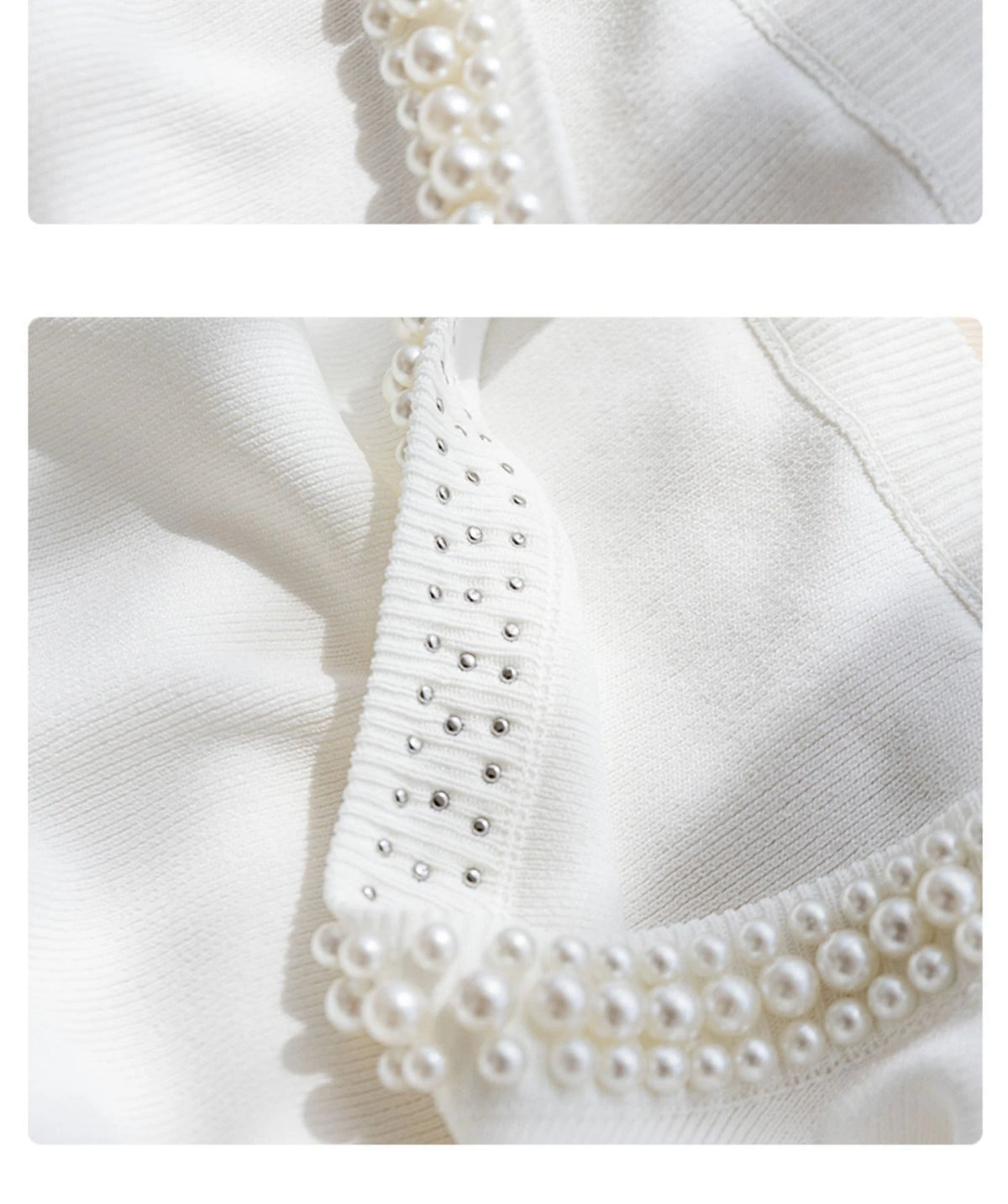 Women's beaded knit tank top, sleeveless vest — view 16 of 20
