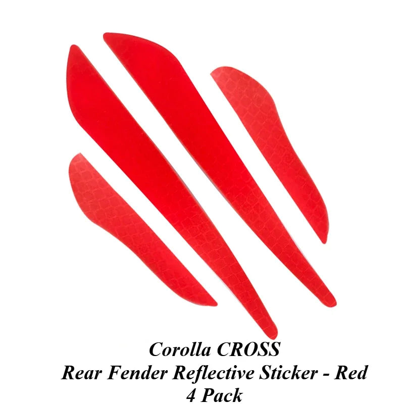 For Toyota Corolla CROSS door reflective warning sticker modification special body decoration sticker-Interior modification