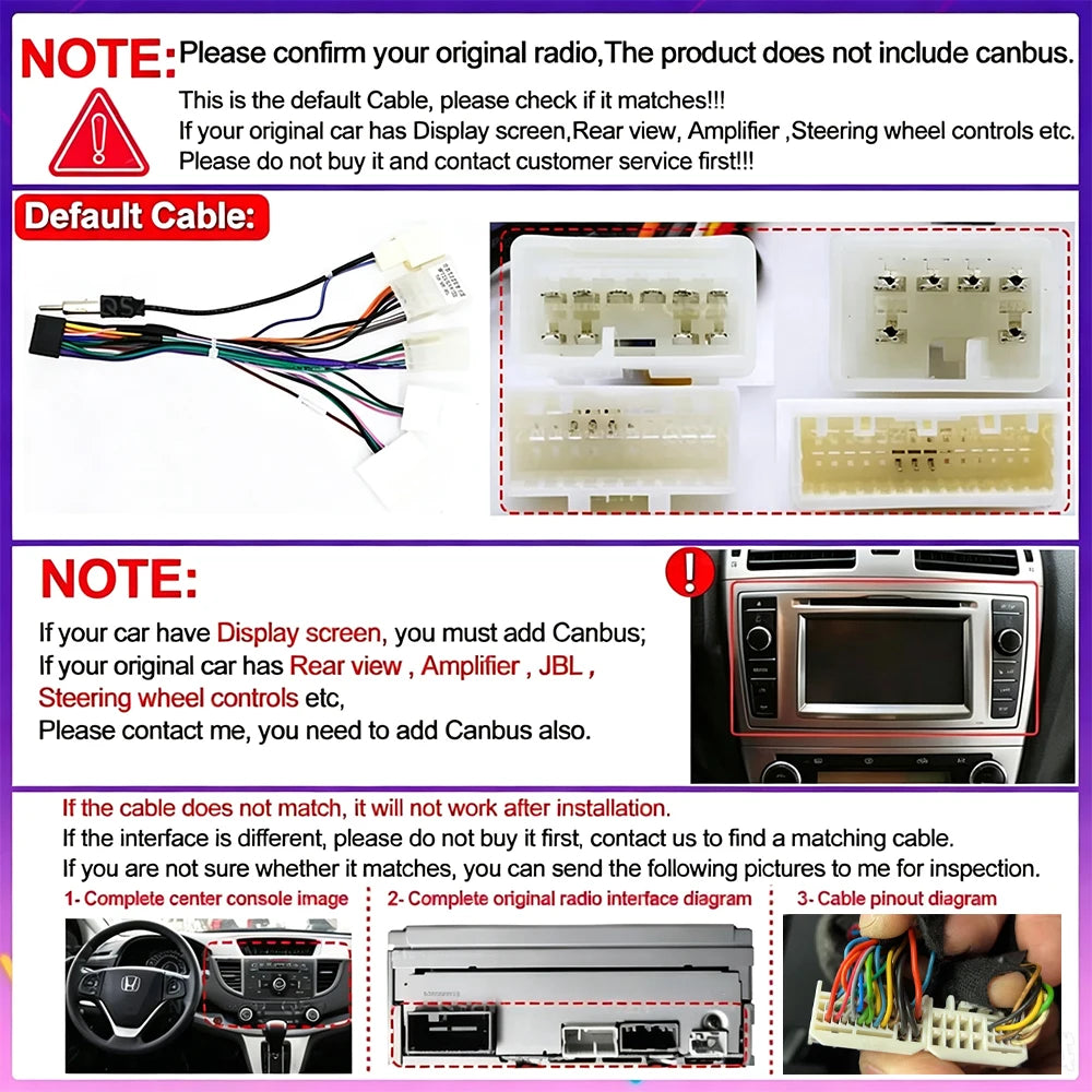 Android 16 8 core Carplay For Toyota Avensis T27 2009-2015 Car Multimedia Player 5G Wifi High-performance 7862 CPU Touch Display