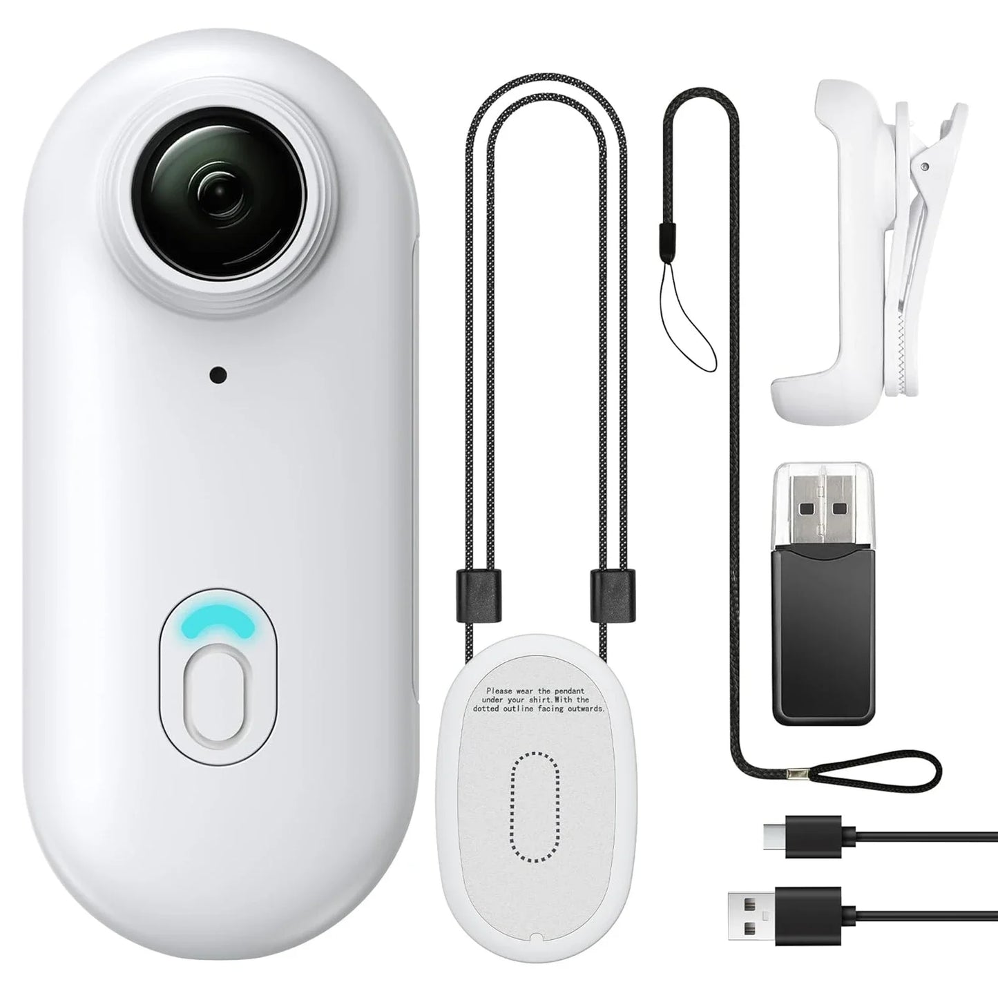 Mini Body Camera — Helmet & Handlebar Motorcycle Sports Cam