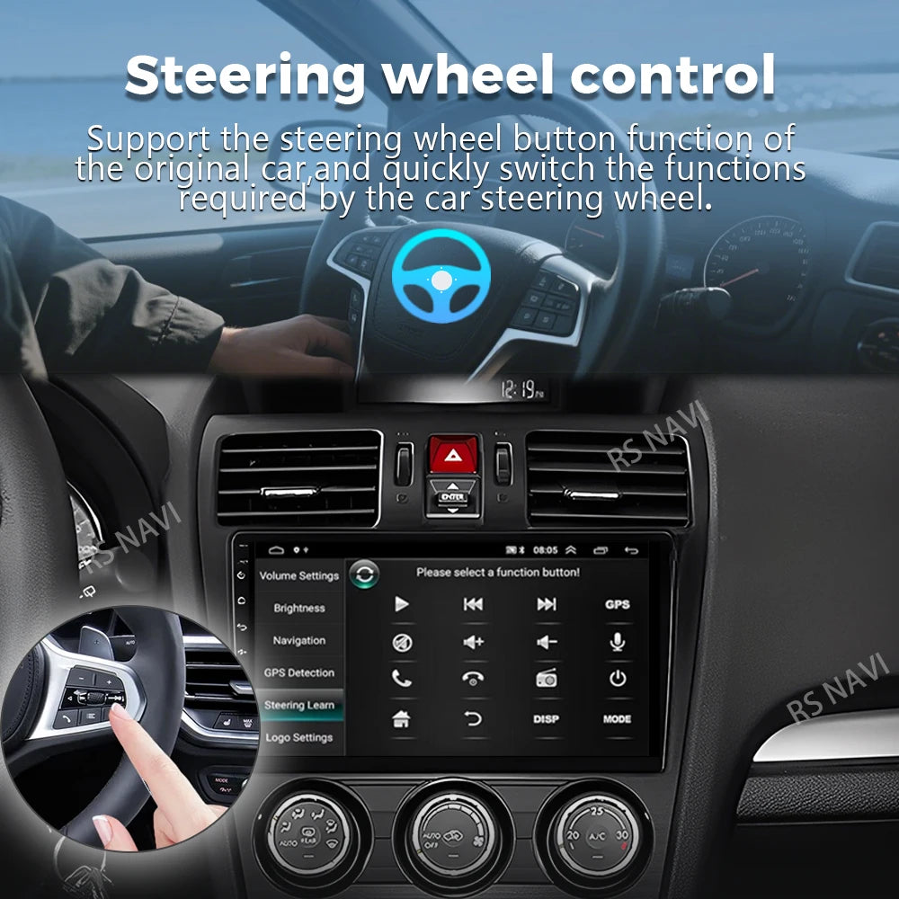 Android 16 For Subaru Forester WRX XV 2012 - 2018 2K QLED Stereo Car Radio Multimedia Video Player GPS 4G CarPlay