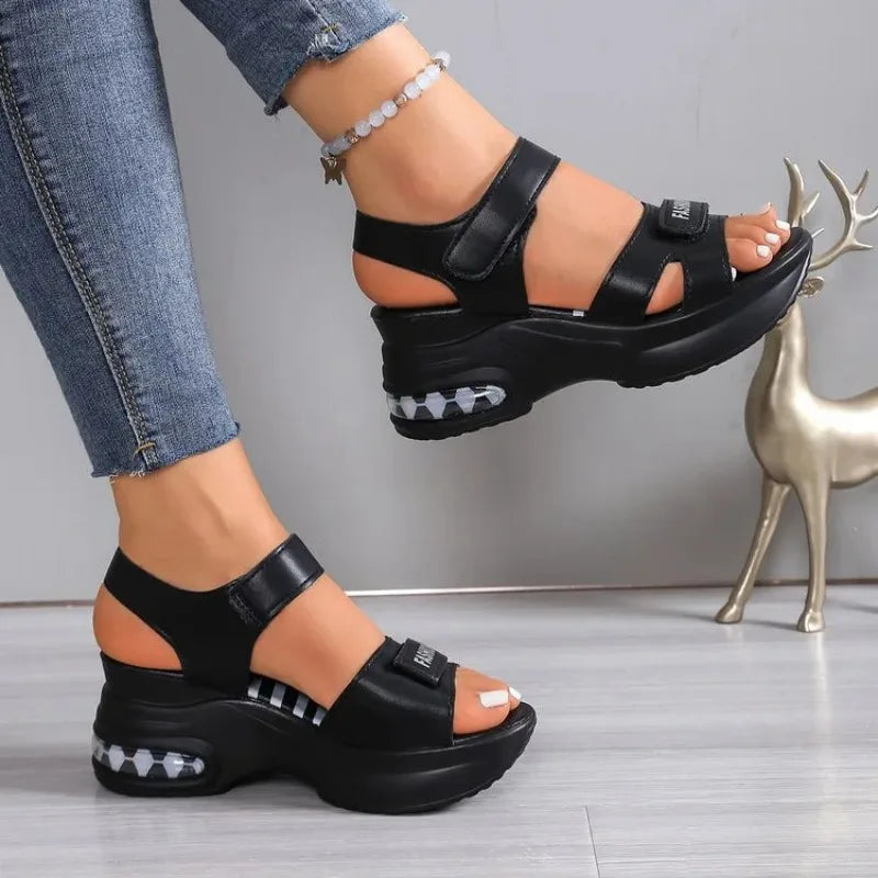 Velcro Sport Sandals for Women — Adjustable Outdoor Summer Flip-Flops