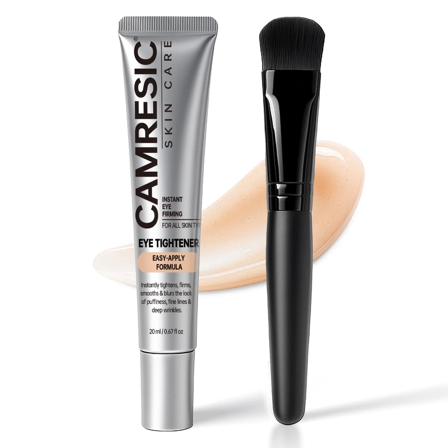 Instant Eye Firming Cream,Effectively Reduces Puffiness, Dark Circles, And Wrinkles,Universal Shade, Suitable For All Skin Types