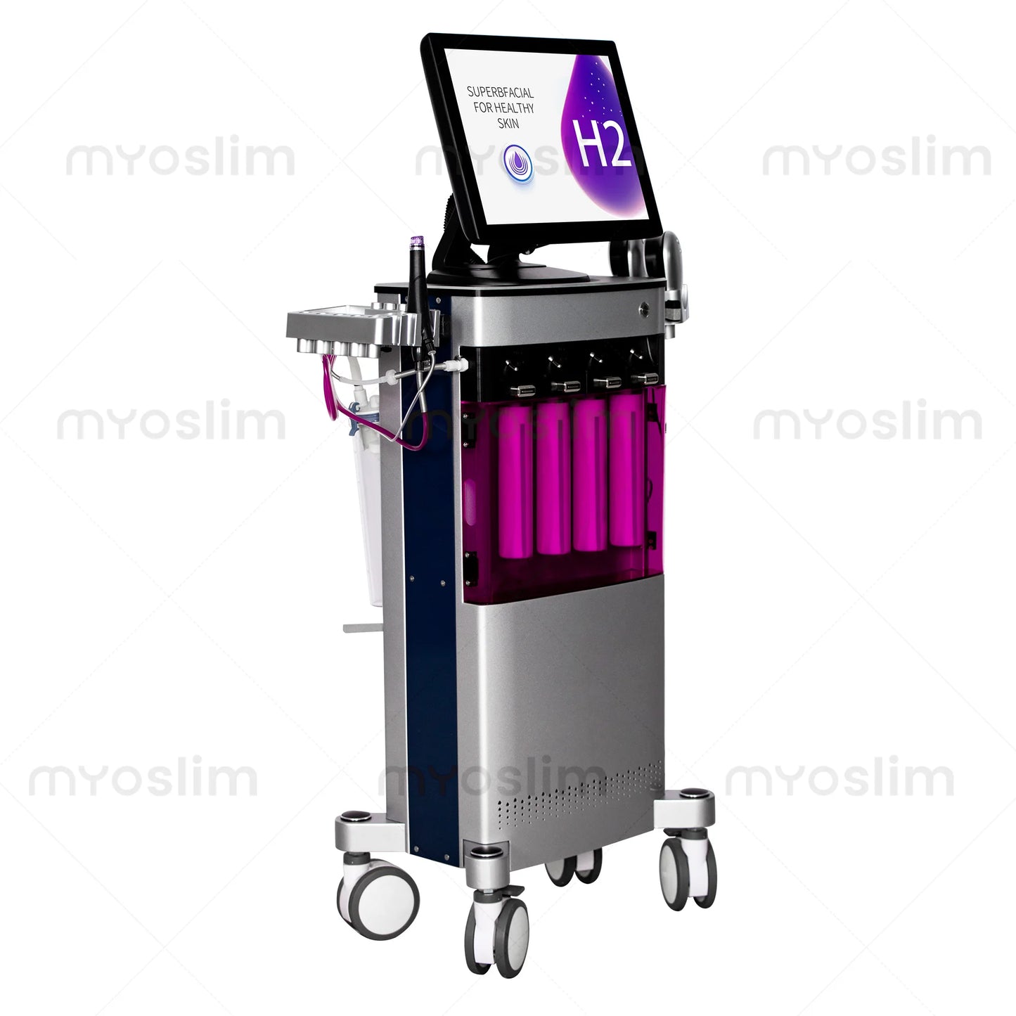 4 In 1 Hydra Oxygen Facial Machine Hydro Dermabrasion Deep Pore Cleansing Blackhead Removal Hydrating Photon Skin Rejuvenation S