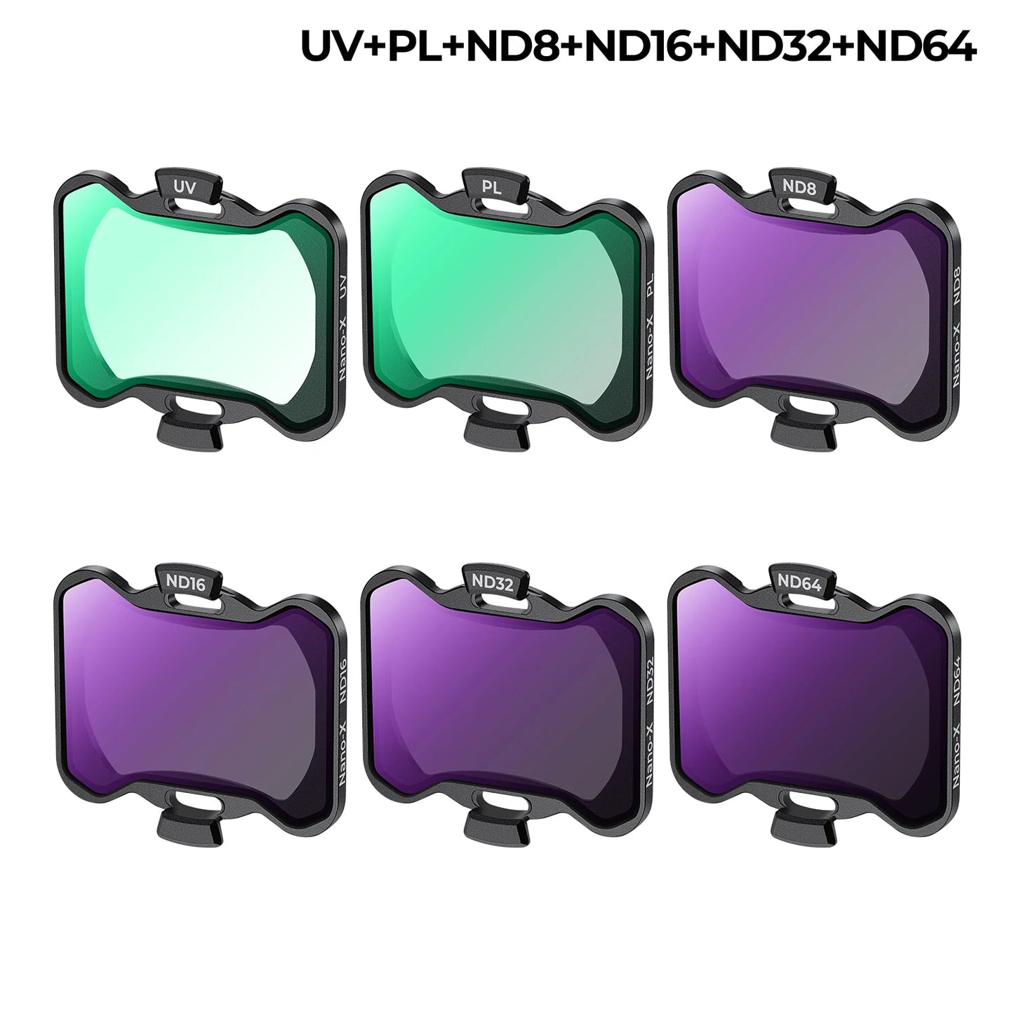 K&F CONCEPT Filter Set for DJI Avata 2 Filter UV/CPL/ND8/ND16/ND32/ND64 Multi-Layer Coated Drone Lens Camera Filters Accessories