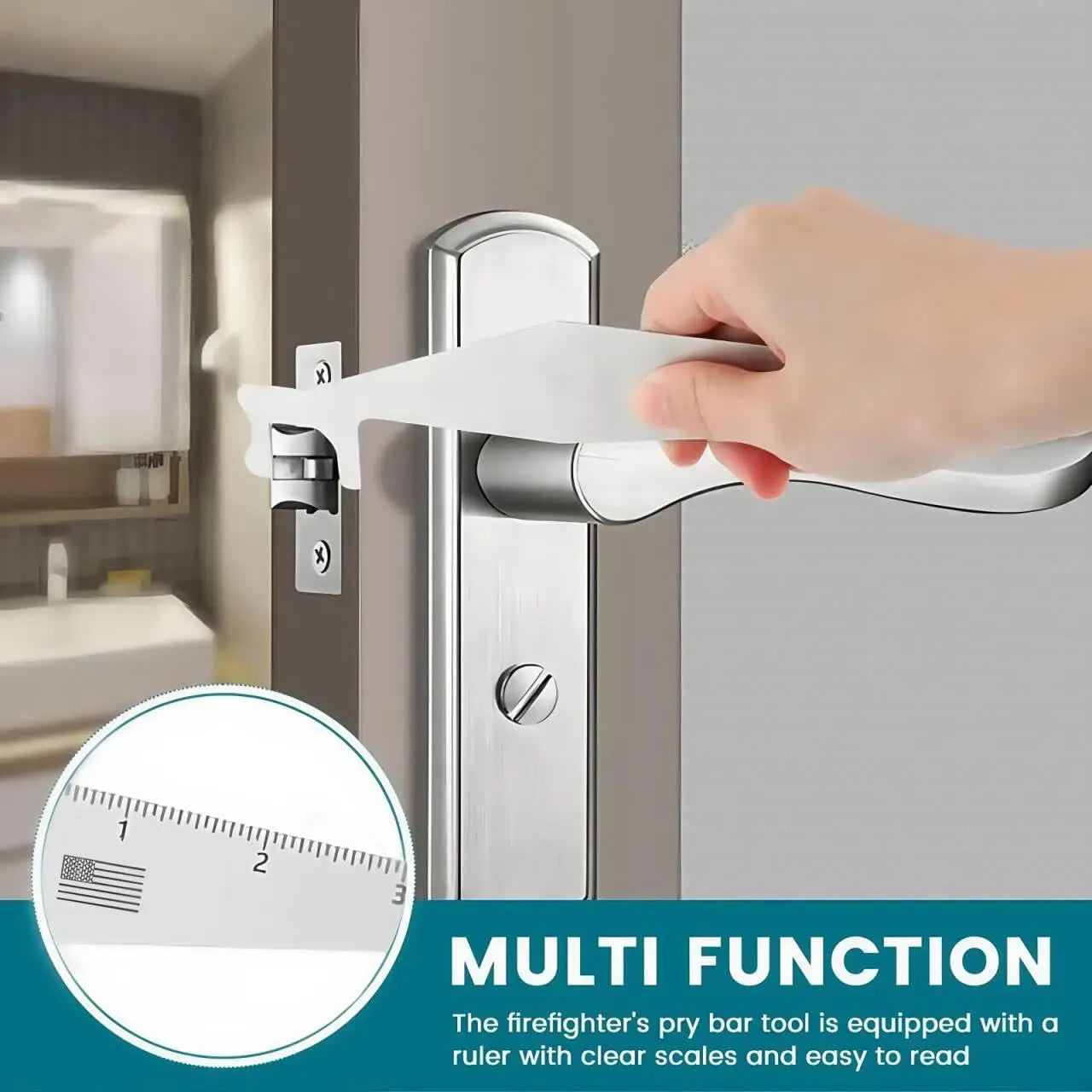 Multi Functional Firefighters Tools Stainless Steel Lock Pick Set Fast Opener Practical Locksmith Kit for Professionals
