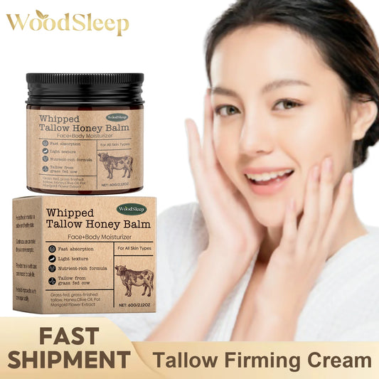 Whipped Beef Tallow Face & Body Cream - Nourishing Firming Moisturizer