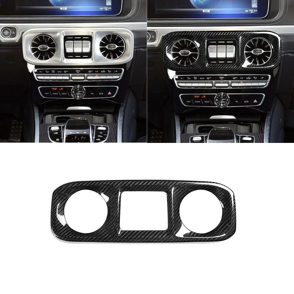 Dry Carbon Fiber Shift Panel Cover for Mercedes G-Class 2019-2023