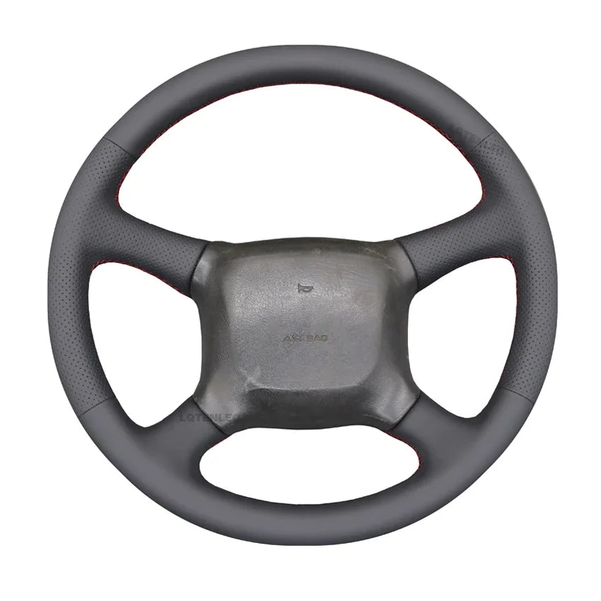 Black Faux Leather Car Steering Wheel Cover For Chevrolet Silverado 1500 Avalanche Blazer K 1500 Chevy Van Tahoe 1999-2002