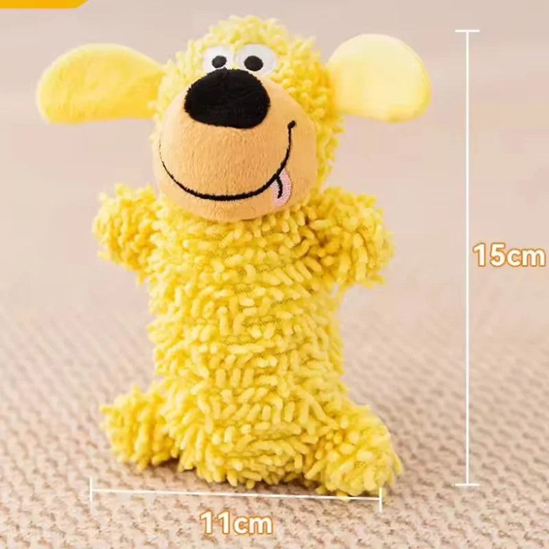 Stuffed Squeaky Dog Doll - Chew Toy for Small & Medium Dogs – photo 6