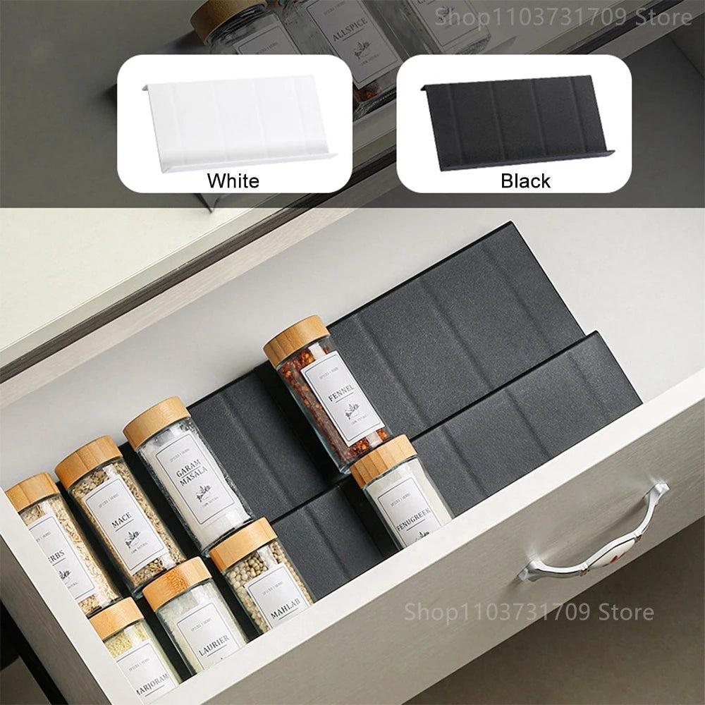 Tiered Spice Drawer Insert - Adjustable Rack in 2, 4 or 8 Pieces - photo 3