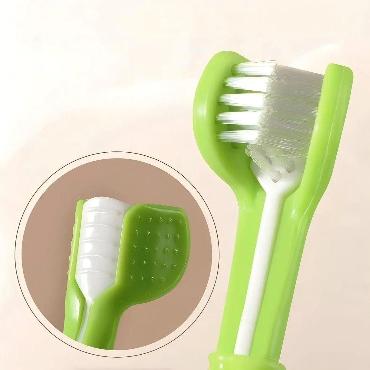 3-Sided Pet Toothbrush - Multi-Angle Dog & Cat Brush – photo 2