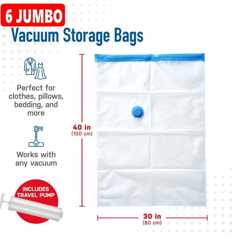 4pcs Thickened Vacuum Compression Bag, Transparent Quilt Vacuum Bag, Storage Bag, Household Clothing Storage And Sorting Bag