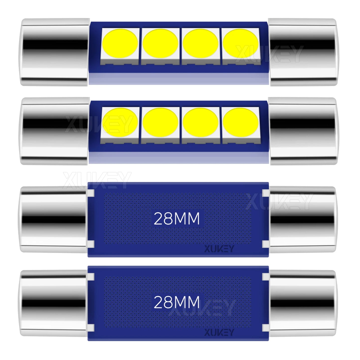 Festoon LED Vanity Mirror / Sun Visor Bulbs 6000K (4-Pack)