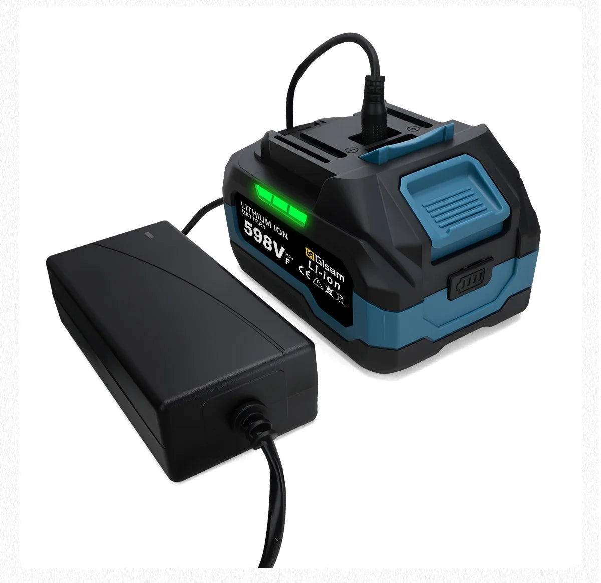 Gisam 4.0AH 4.5AH Rechargeable Lithium-Ion Battery for Cordless Dirll/Brushless Wrench/Screwdriver for Makita 18V Battery pins
