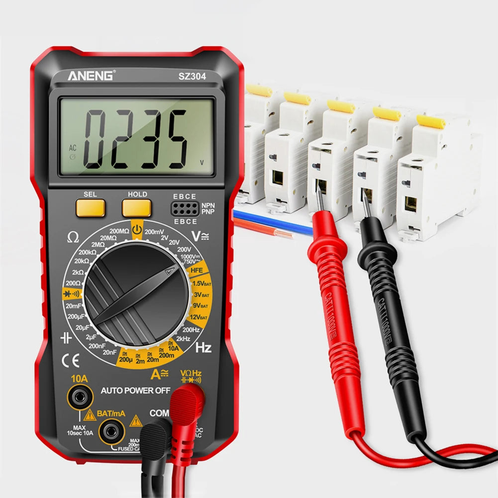ANENG Digital Multimete True RMS Handheld Multifunction High Precision Tester NCV AC/DC Votage Current Resistance Ohm Tool