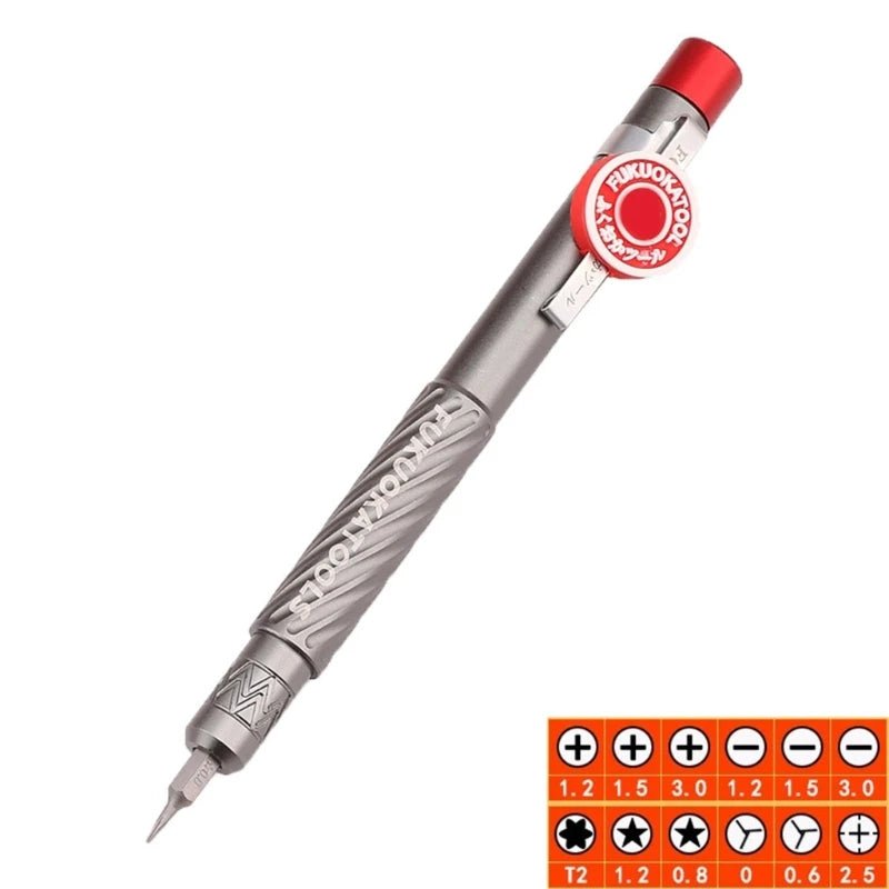 Pen Screwdriver Tool 13 in 1 Pocket Screwdriver Multi-Function Mini Gadget Repair Tools for Phones Computers M4YD