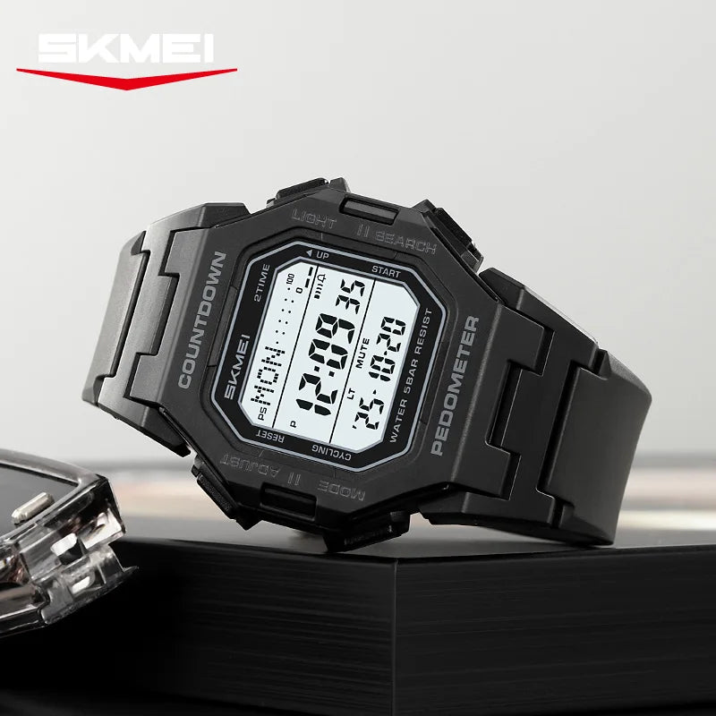 SKMEI 2596 Brand New Men Electronic Watch Fashion Alarm Clock Calendar Chronograph Luminous Digital Watches for Man reloj hombre