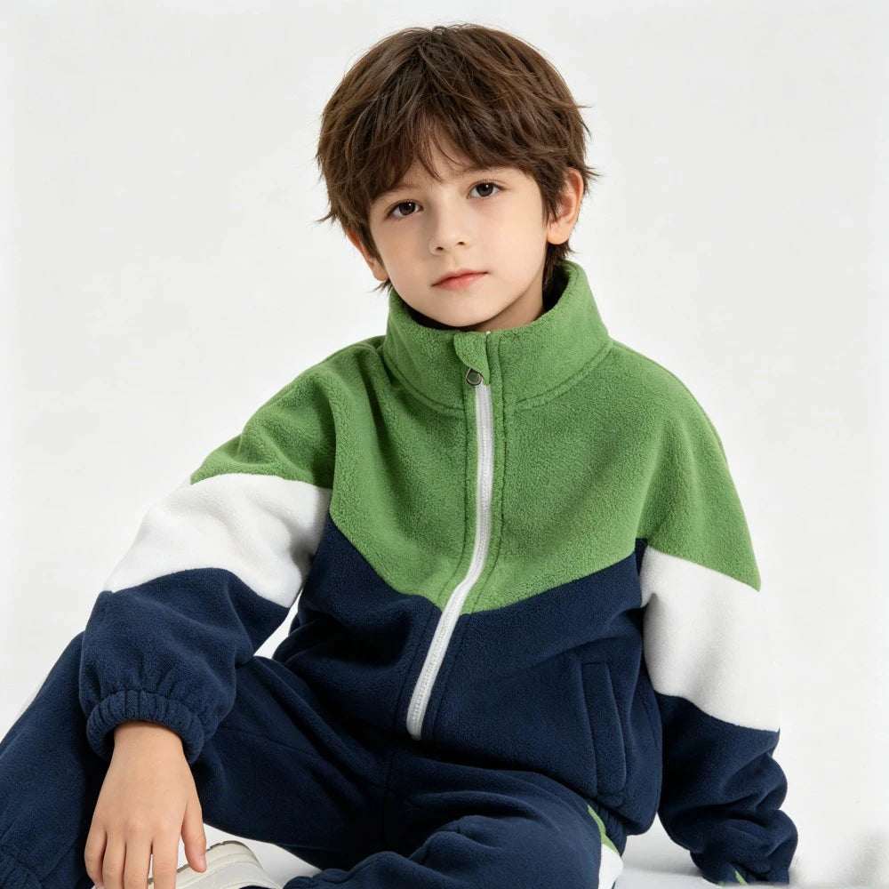 Boys Polar Fleece Zip Jacket - Thick Warm Coat, 1-7 Years - photo 5