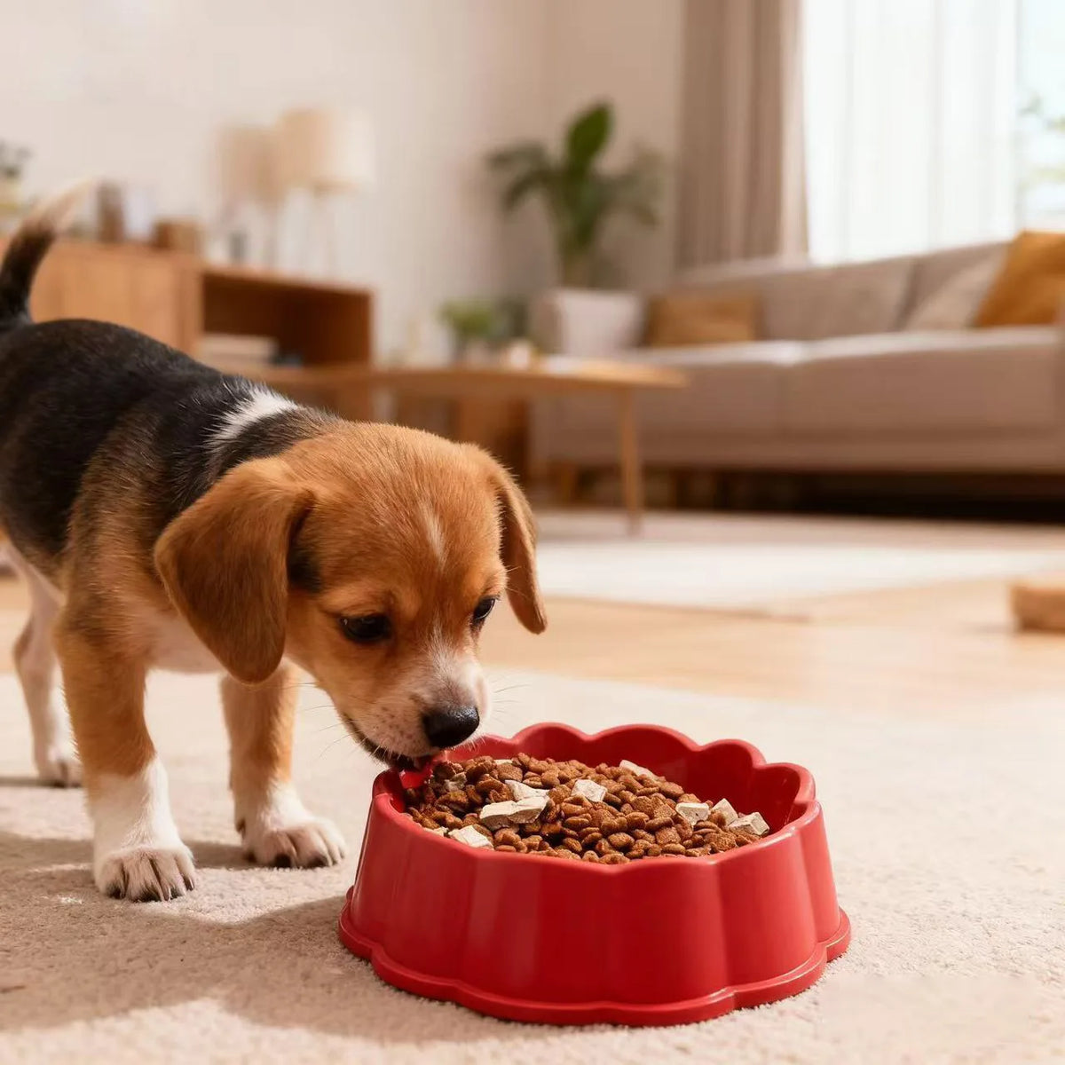 Non-Slip Dog Food Bowl - Durable Feeding Dish for Puppies