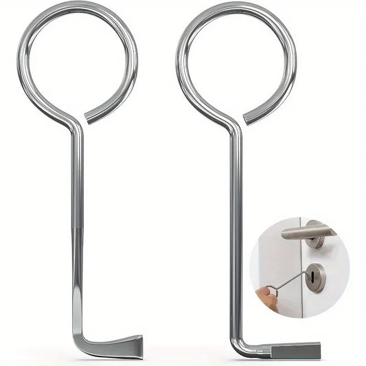 Portable Tool for Unlocking Doors Featuring A Universal Torque Wrench Suitable Outdoor Use Opening Doors When Keys Are Forgotten