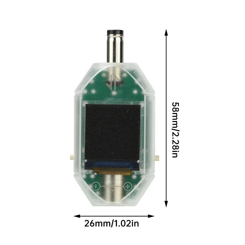 DC5.5 * 2.5 Interface Tester DC 4.5-50V 0-12A High-precision Voltage Current Tester Digital Voltmeter Ammeter Power Meter DT550