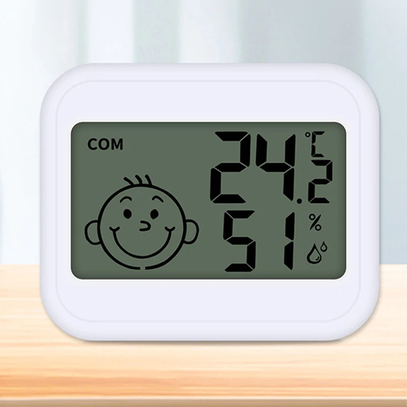 LED Thermometer Thermo-Hygrometer Multifunction Electronic Clock Temperature Humidity Meter Weather Station for Home With Alarm