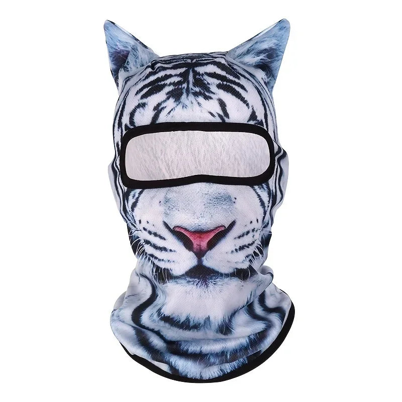 3D Cat Face Balaclava, Cute Animal Ski Mask