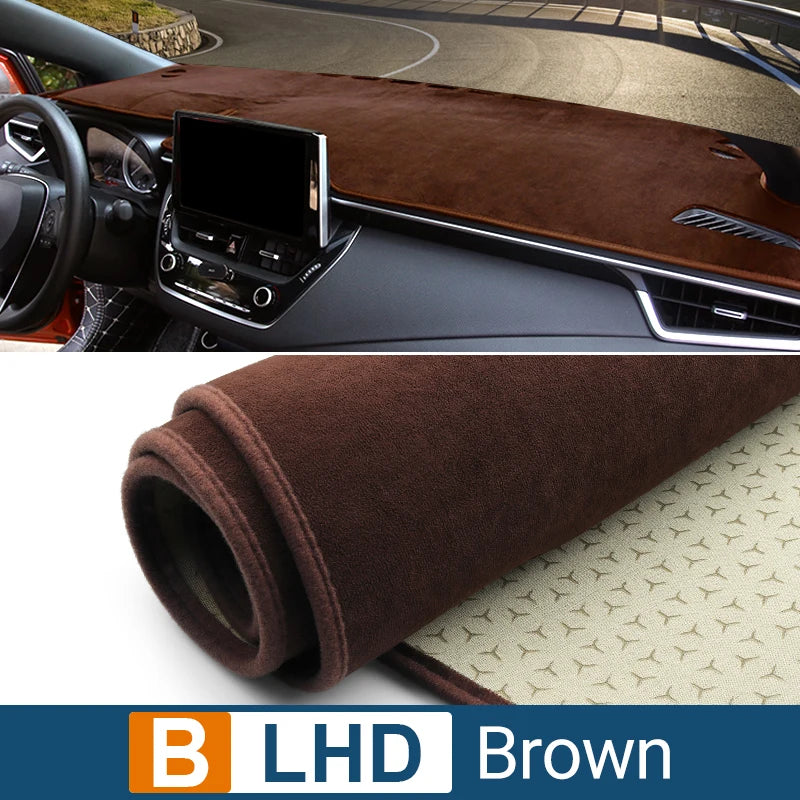 Car Dashboard Cover Avoid Light Pads Anti-UV Non-Slip Mats For Toyota Corolla E210 2019 2020 2021 2022 2023 2024 2025 Hybrid