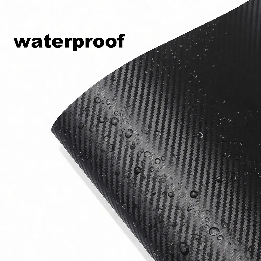 3D Carbon Fiber Black Vinyl Wrap Car Motorcycle Adhesive Vinyl Body Wrapping Film PVC Styling Auto Decal Car Accessories