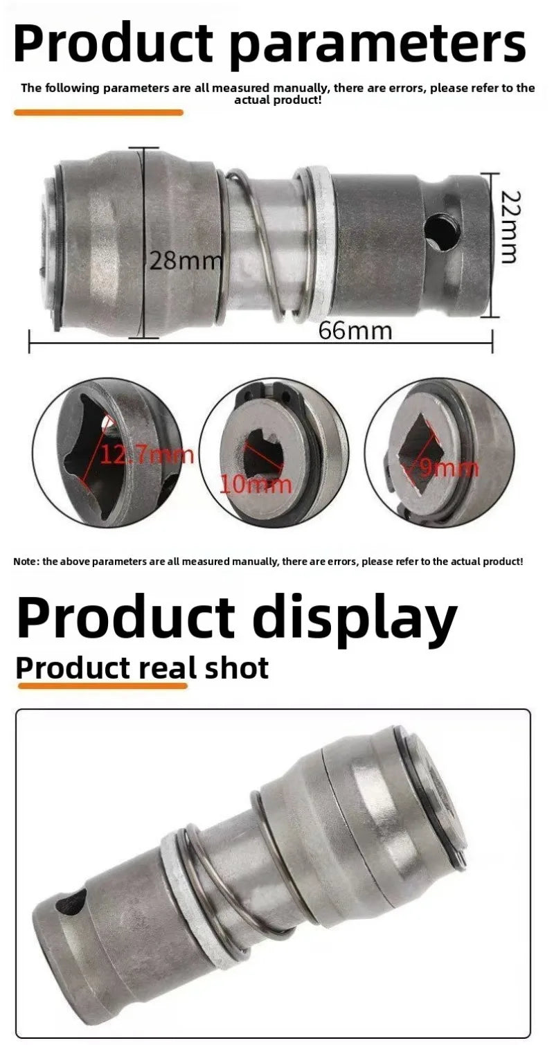 Electric Hammer Conversion Adapter For Cement Wall Punching Concrete High Power Light Small Square Converter